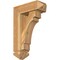 Ekena Millwork Merced Arts and Crafts Rough Sawn Bracket w/ Offset Brace, Western Red Cedar, 6"W x 16"D x 24"H BKT0604X16X24MRC03RWR - alternate 1